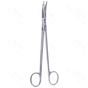 Prince tonsil scissors 7 1/2" narrow, slightly curved blades blunt tips ring handle – surgivalley (002210951)