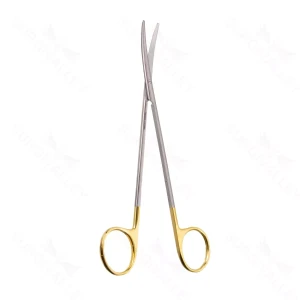 Tijeras Metzenbaum de 7" con Golden Grip, dentadas, curvas y delicadas – surgivalley (002211859)