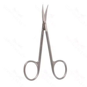 Iris Scissors, Shark Edge, cvd, 4 1/2″