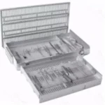 10x20x3.5″ Microsurgical Instrument Sterilization Case – Two-Level