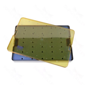 10 x 15 x 1.5″ Microsurgical Instrument Tray 2-level Base & Insert Tray 2 mats