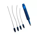 Set Of 5 Luer Lock Infiltration Cannula 4 Cannulas With Reusable Handle