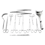 Or Grade Cesarean Section Surgical Instruments Set Of 25 Pieces