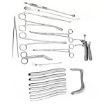 General Surgery D & C Set Of 21 Pieces Of Surgical Instruments