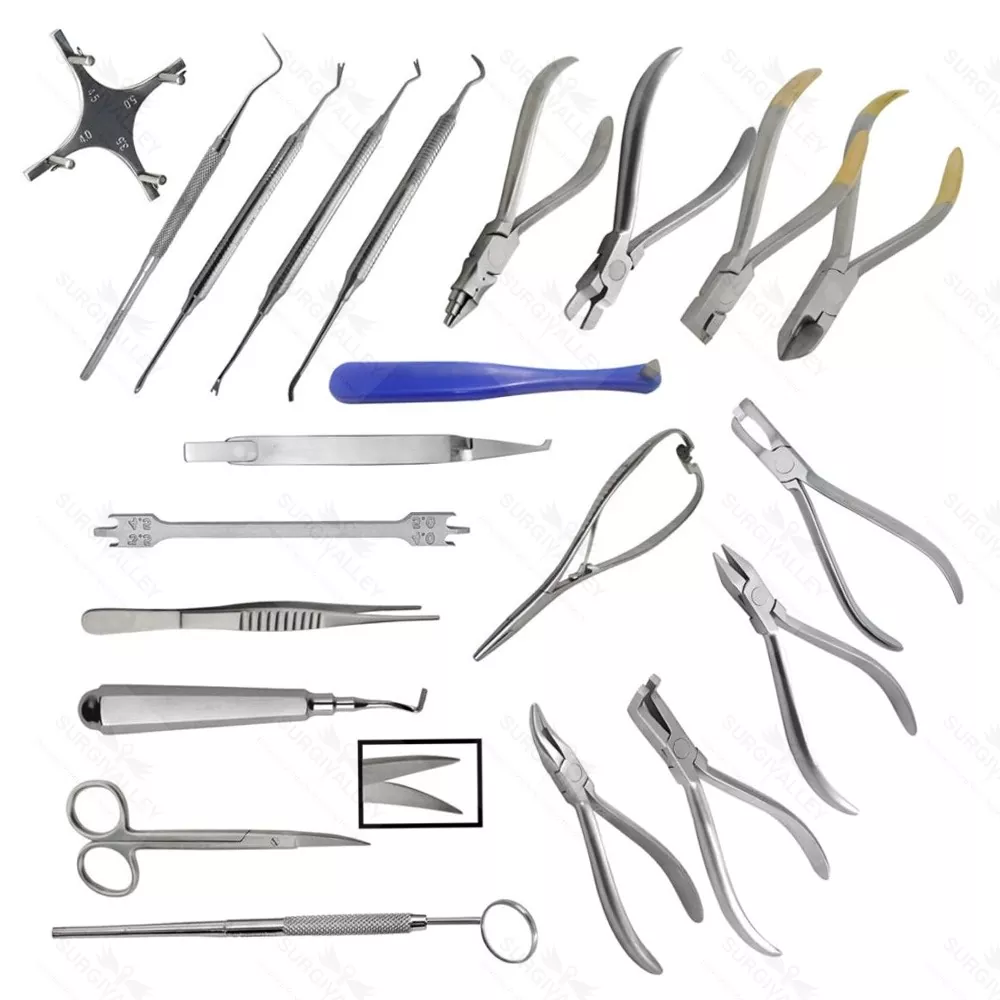 Orthodontic Dental Instruments Ortho Composite Set 23 Pcs