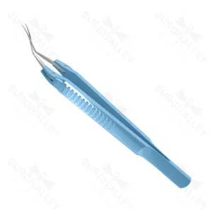 Cross Action Capsulorrhexis Forceps With Scale