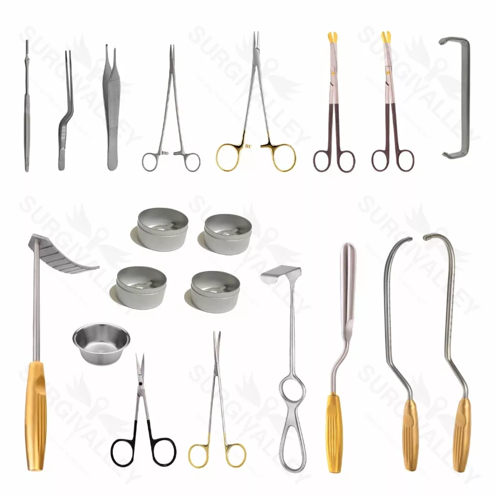 Mammaplasty Surgery Instruments Set Of Breast Surgery, Plastic Surgery German
