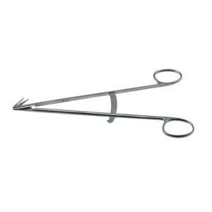 Diethrich coronary artery circumflex scissors 7" angled 125º blades sharp tips ring handle with stabilizer bar – surgivalley (002050069)