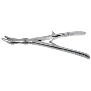 Echlin rongeurs 9" double-action curved on side jaws 4.0mm x 15.0mm bite – surgivalley (011211085)