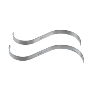 Hasson ''S'' retractor 7 1/4" malleable 13.0mm wide blade flat handle set of 2 – surgivalley (090210853)