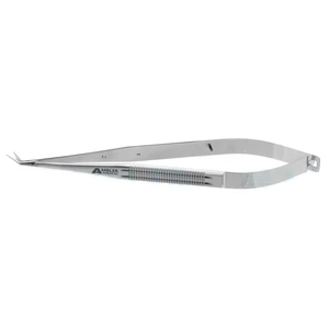 Jacobson microsurgical dissecting scissors 7" angled 60º blades sharp tips flat handle – surgivalley (002050081)