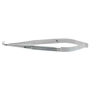 Jacobson microsurgical dissecting scissors 7" angled 90º blades sharp tips flat handle – surgivalley (002050084)