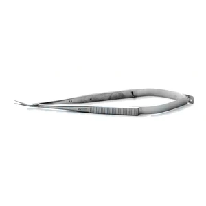 Jacobson microsurgical scissors 6 3/4" angled 25º on flat 12.0mm blades sharp tips flat handle – surgivalley (002050059)
