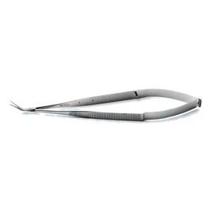 Jacobson microsurgical scissors 6 3/4" angled 45º on flat 12.0mm blades sharp tips flat handle – surgivalley (002050062)