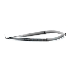 Jacobson microsurgical scissors 6 3/4" angled 90º on flat 12.0mm blades sharp tips flat handle – surgivalley (002050074)