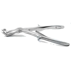 Key-Horsley-Stille Knochenschneidepinzette 10" Doppelgelenk gewinkelte Backen – surgivalley (011211366)