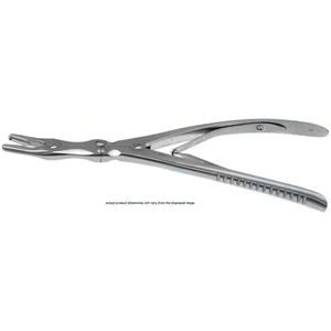Leksell rongeur 9" double-action, slightly curved jaws 6.0mm bite, spring handle – surgivalley (011211108)