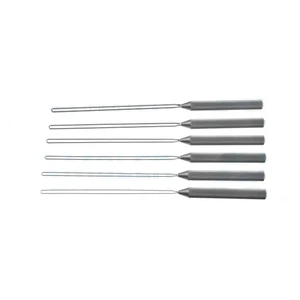 Mills endarterectomy loop 5 1/8" set of 6"cludes 0.4mm, 0.5mm, 0.6mm, 0.7mm, 0.8mm 0.9mm diameter round handle – surgivalley (090050002)