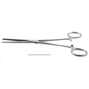 Rochester-Ochsner-Hämostatik-Arterienklemme 18" gerade, 1x2 Zähne, geriffelte Backen, Ringgriff – surgivalley (001212090)