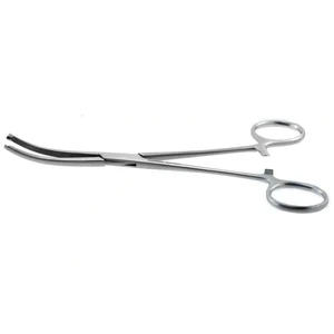 Rochester-Ochsner hämostatische Arterienklemme 7 1/4" gebogen, 1x2 Zähne, gezahnte Backen, Ringgriff – surgivalley (001212857)