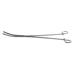 Rochester-Pean-Hämostase-Arterienklemme, 14", gebogene gezahnte Branchen, Ringgriff – surgivalley (004210583)