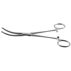 Rochester-Pean Blutstillungs-Arterienklemme 7 1/4", gebogene gezahnte Branchen, Ringgriff – surgivalley (004210614)