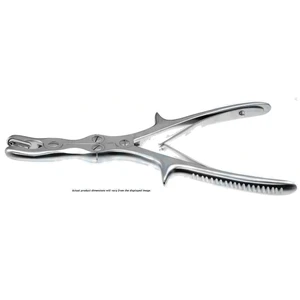 Stille-Luer rongeur 10 1/2" double-action curved jaws 17.0mm wide bite, spring handle – surgivalley (011210643)