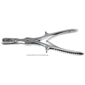 Stille-Luer rongeur 10 1/2" double-action straight jaws 17.0mm wide bite, spring handle – surgivalley (011211053)