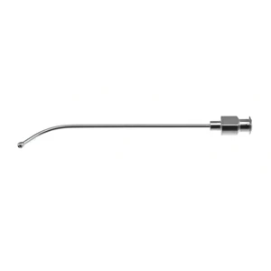 Suction needle 3 1/8" curved 1.5mm olive tip – surgivalley (015050002)