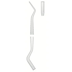 Compactador de fio gengival quadrado para procedimentos odontológicos – surgivalley (999010764)