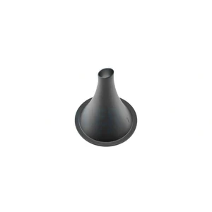 Farrior ear speculum, oval, oblique ends 6.5mm x 7.5mm black ceramic finish – surgivalley (010030034)