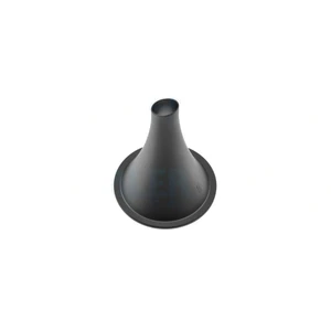 Farrior ear speculum, oval, oblique ends 7.0mm x 8.0mm black ceramic finish – surgivalley (010030035)