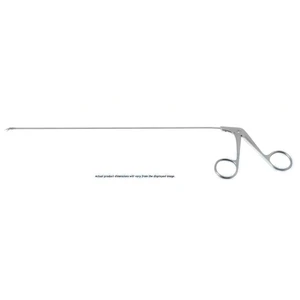 Feder-Ossoff micro laryngeal scissors working length 230mm angled down vertical blades blunt tips ring handle – surgivalley (002211355)