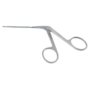 Fisch crura scissors 5" working length 52mm, very delicate angled right ring handle – surgivalley (002211672)