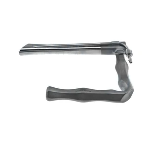 Holinger anterior commissure laryngoscope adult 170.0mm overall length, min I.D. 8.3mm, autoclavable, Pilling connection – surgivalley (083030060)