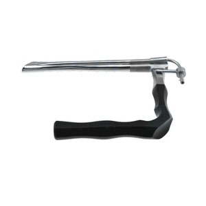 Holinger anterior commissure laryngoscope adult x-long 180.0mm overall length, min I.D. 8.3mm, autoclavable, Pilling connection – surgivalley (083030122)