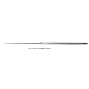 Hough stapedectomy foot plate pick 5 7/8" straight shaft angled 15º 0.33mm long tip hexagonal handle – surgivalley (999030144)