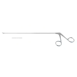 Kleinsasser micro laryngeal scissors, original model working length 230mm curved right blades sharp tips ring handle – surgivalley (002211434)