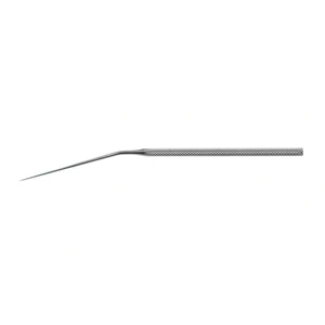 McGee foot plate pick 6 3/8" angled shaft angled 90º up, anterior 0.2mm long tip round handle – surgivalley (999030075)