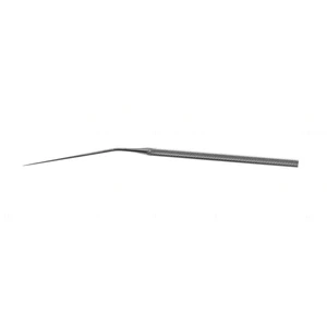 McGee perforating needle 6 3/8" angled shaft straight, pointed tip round handle – surgivalley (999030116)
