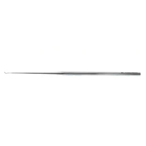 Paparella pick 6 1/2" straight shaft, bent left 1.0mm wide x 4.0mm long blade hexagonal handle – surgivalley (999030067)
