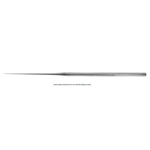 Saunders-Paparella stapes hook 6 1/2" malleable straight shaft angled 90º, #1 0.33mm long tip hexagonal handle – surgivalley (005212570)