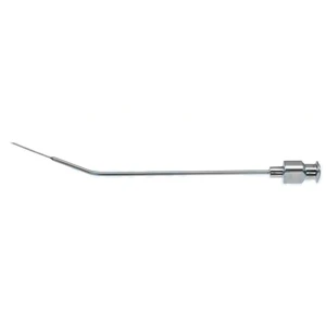 Schuknecht needle 6 1/2" angled shaft straight, needle tip round handle – surgivalley (999030117)