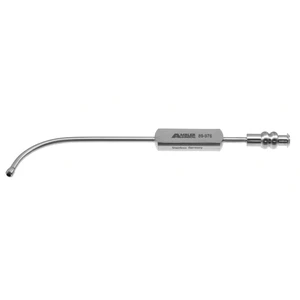 Sinus suction tube 5 3/4" long curved 3.0mm diameter bulbous tip – surgivalley (015210755)