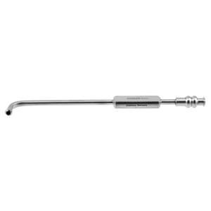 Sinus suction tube 5 3/4" short curved 4.0mm diameter bulbous tip – surgivalley (015210758)