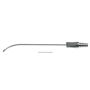 Sinus suction tube 6 1/8" slightly curved 3.4mm diameter bulbous tip – surgivalley (015210802)