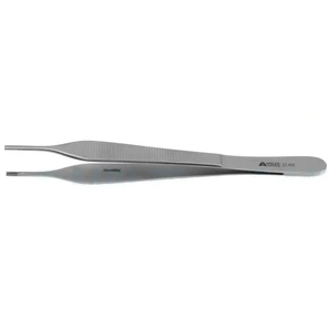 Brown-Adson-Gewebepinzette 6" gerade, 9x9 Zähne, flacher Griff – surgivalley (027210556)