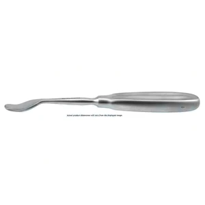 Chandler bone elevator 10" extra-large curved 19.0mm x 30.0mm wide blade, grip handle – surgivalley (007210601)