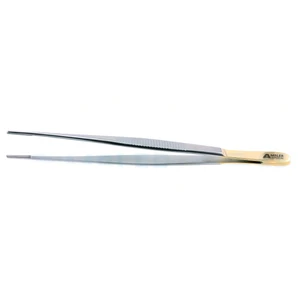 Verbandzange 5 3/4" empfindlich, gerade, gezahnte TC-Maulflächen, flacher Griff – surgivalley (001212187)