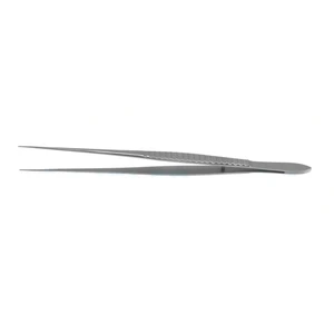 Verbandpinzette 8" extra fein gerade gezahnte Backen flacher Griff – surgivalley (001212388)